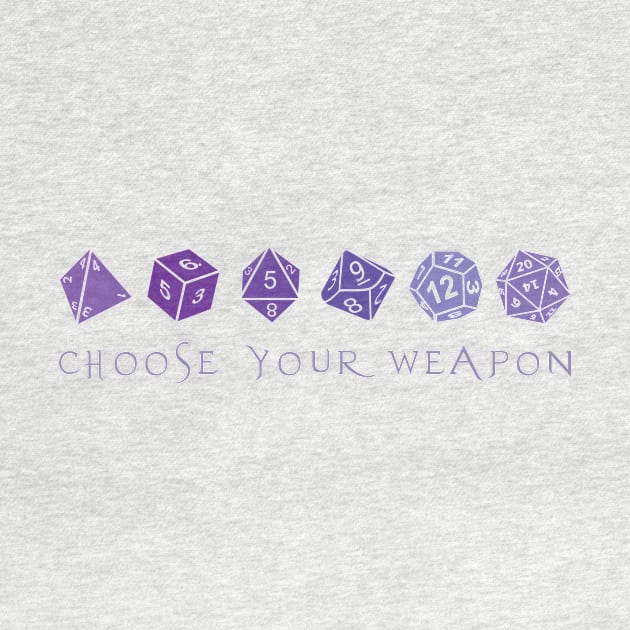 Choose Your Weapon | RPG by isasaldanha